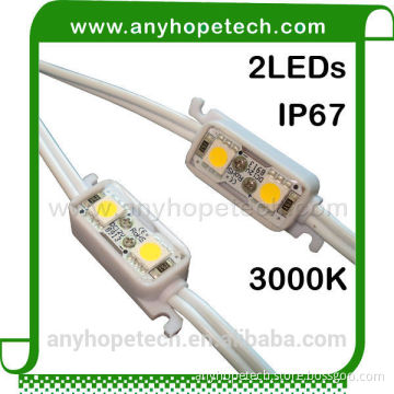 Superior quality SMD5050 2LEDs 0.48W/PCS flashing led module
